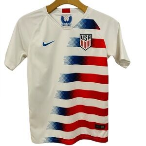 Nike Soccer Team Home Dri-Fit Jersey World Cup USA 2018/19 Youth Sz Large